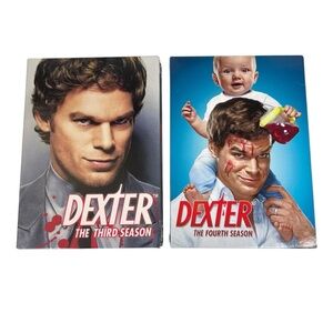 Dexter Season 3rd & 4th Season DVD Sets 24 Episodes & Special Features Showtime